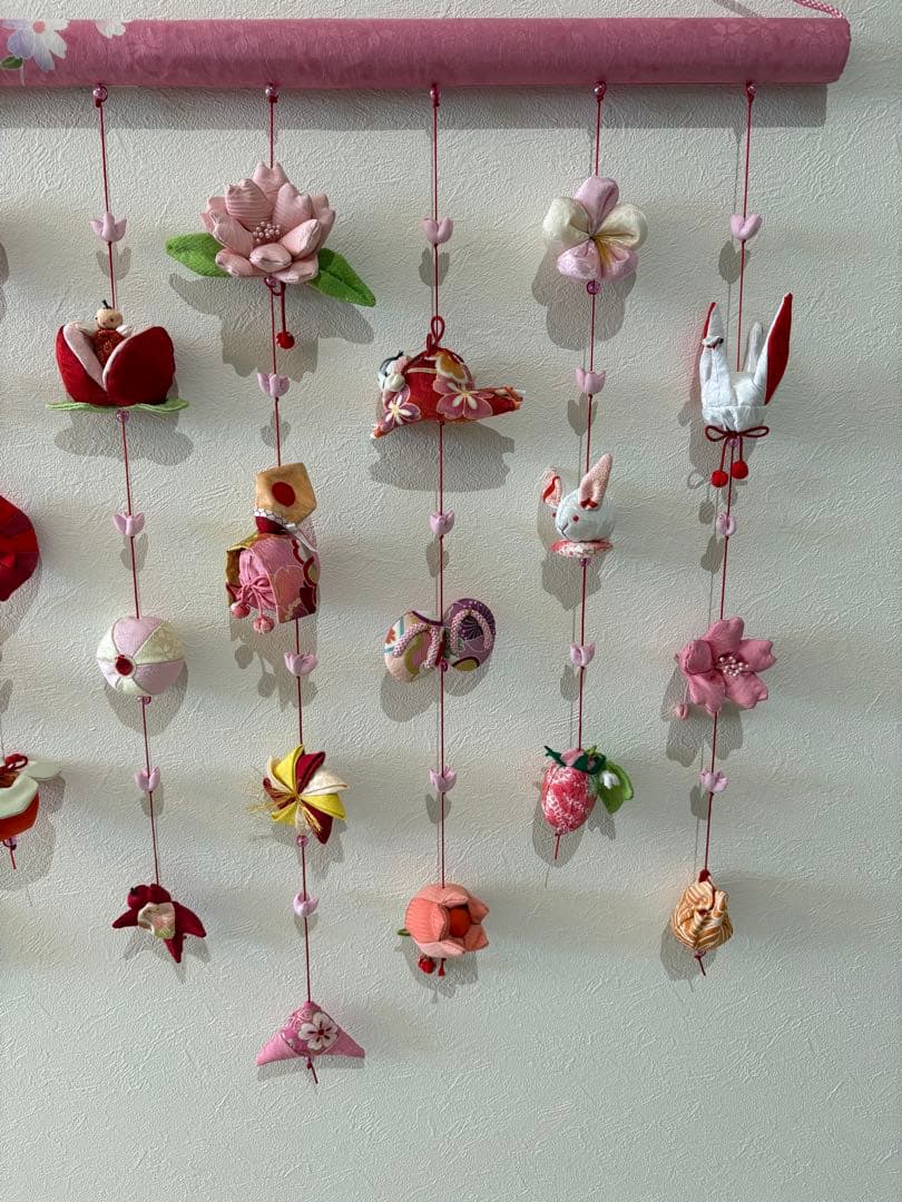 可愛いつるし雛No.169 壁掛けタイプ・ひな祭り・桃の節句・さげもんつるし飾り
