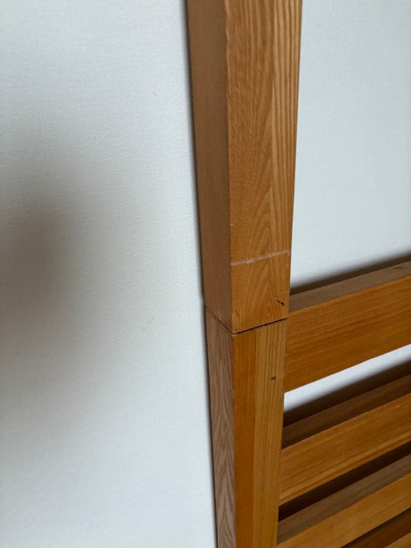 無印良品(MUJI) オーク材 セミシングル ハイベッド