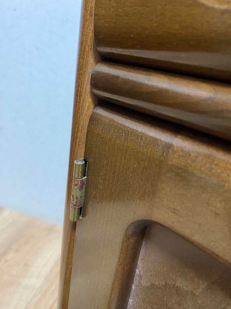 【カリモク】電話台　キャビネット　棚