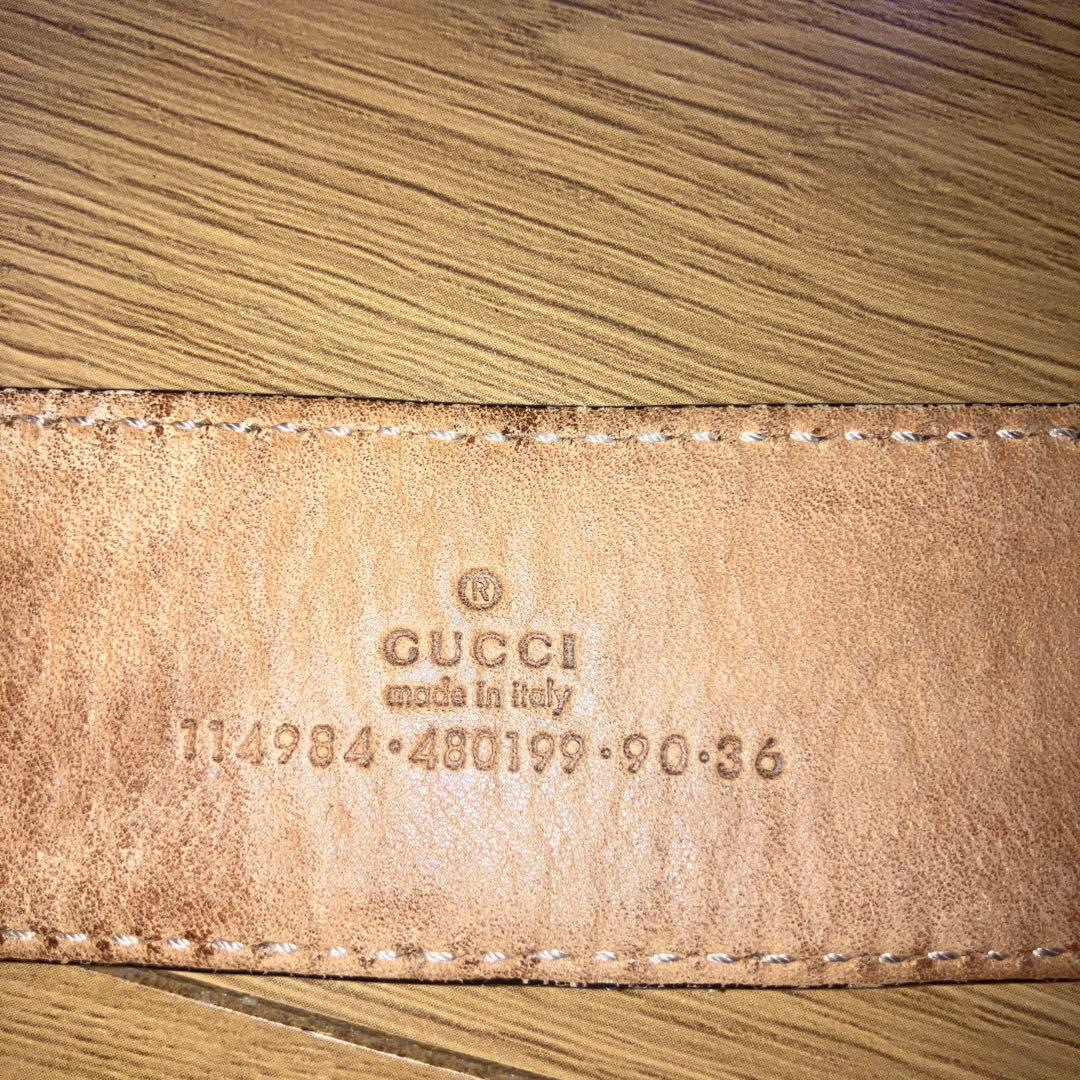 GUCCI グッチ　ベルト　ブラック　105センチ