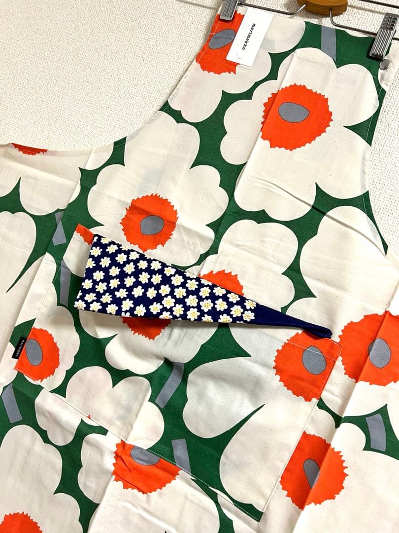 ♧新品未使用♧マリメッコ　marimekko エプロン　60周年　アニバーサリー