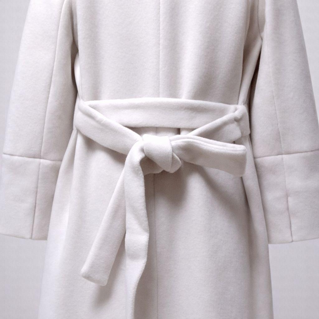 ❄最終価格❄ FRAY I.D MANTECO ノーカラーコート 白 サイズ1