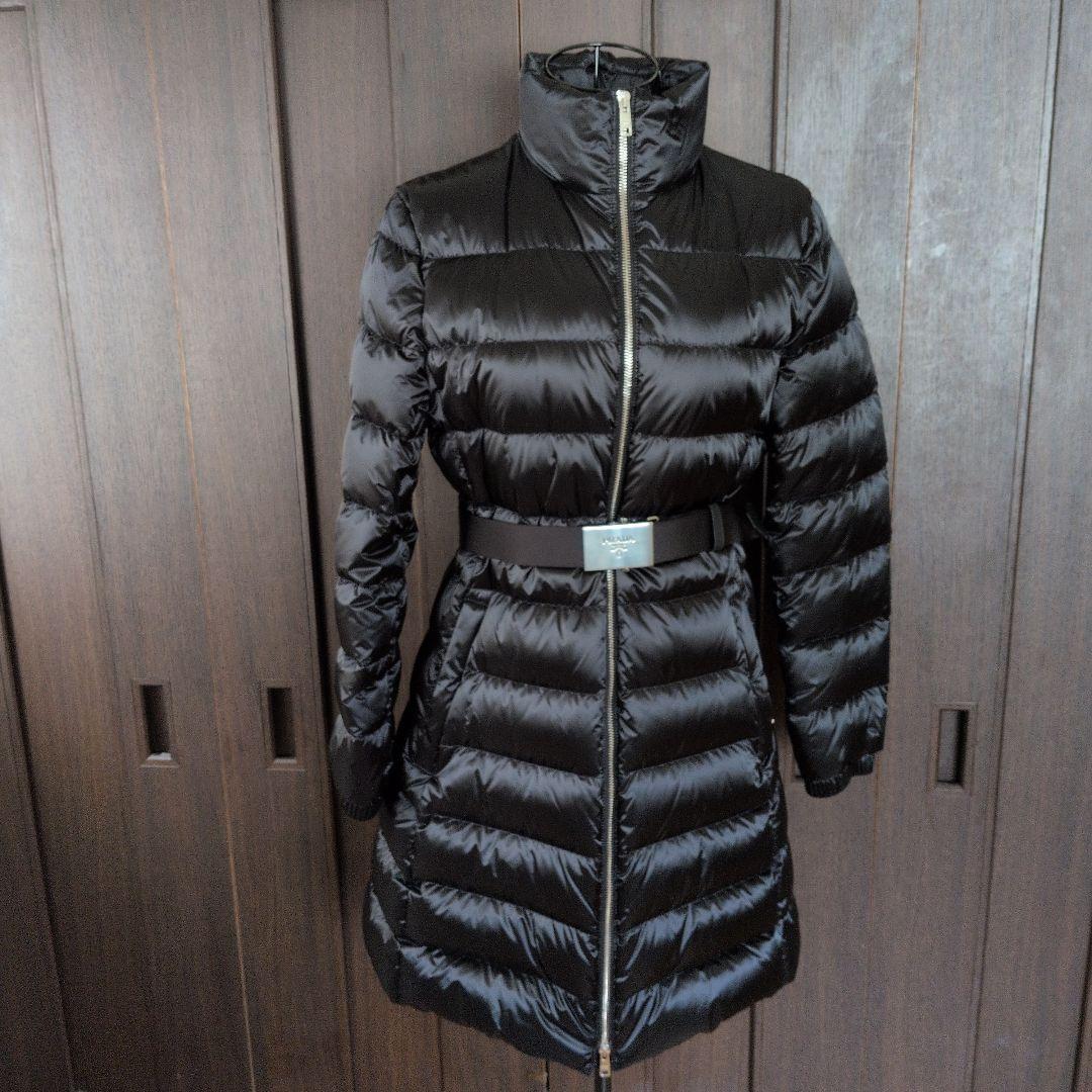 PRADA ブラック ロングコート