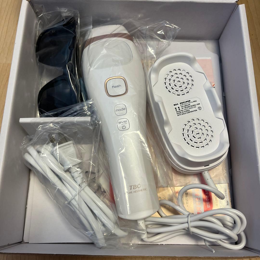 【美品】TBC 光脱毛器 ヒカリビューティ4 プロ サロン専売品 自宅ムダ毛処理