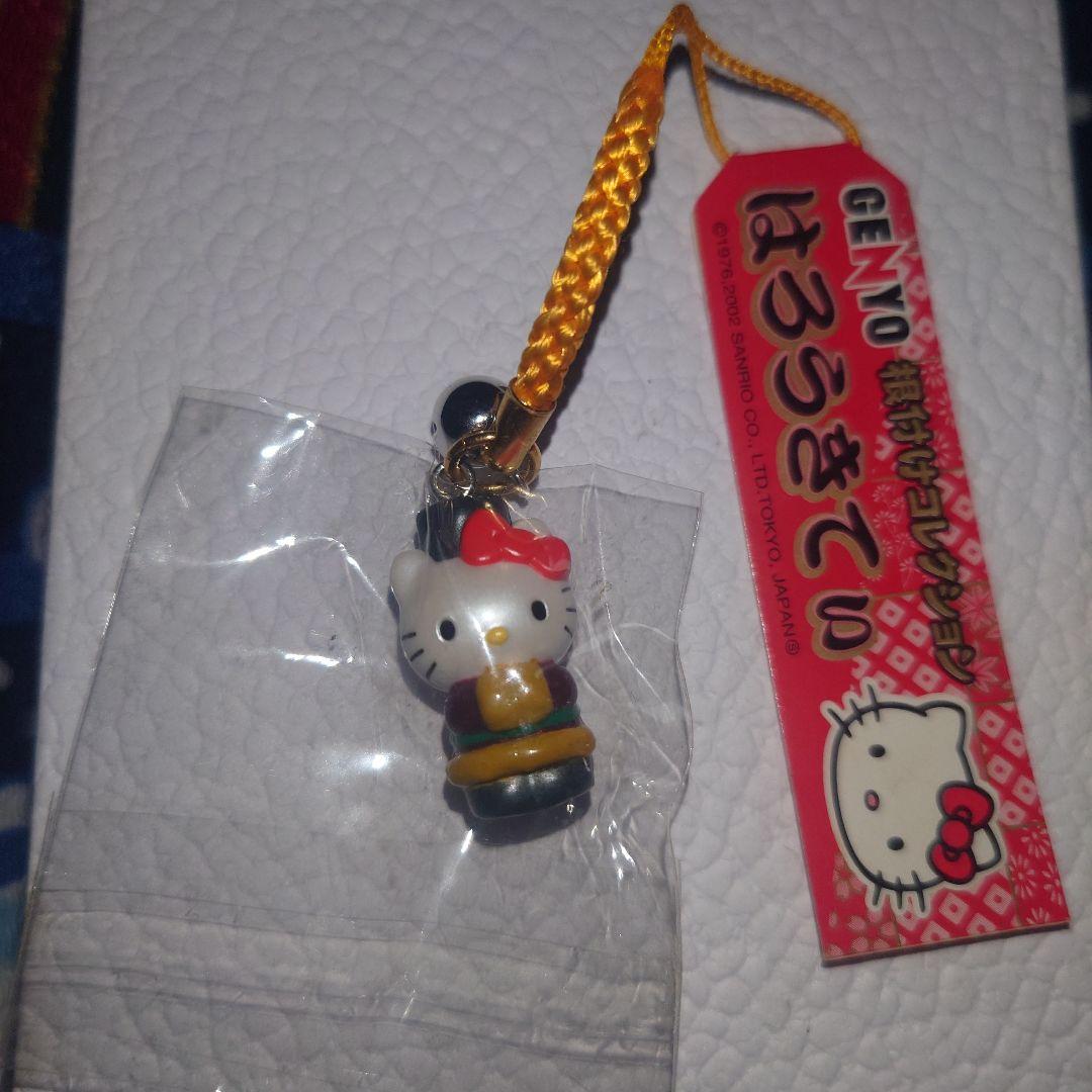 d*7様 ハローキティ　根付　GENYO　ストラップ　2002年