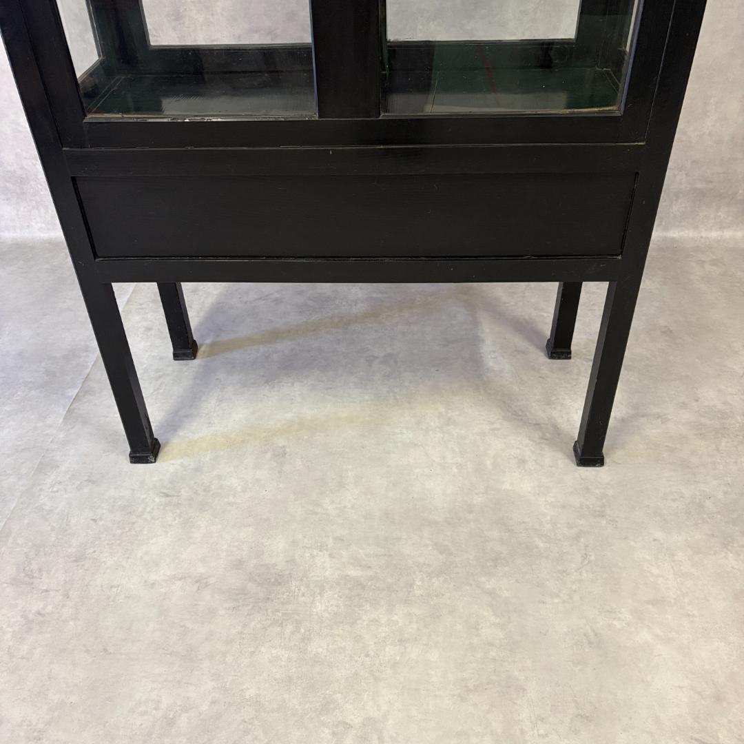 アンティーク　ケビントガラスケース