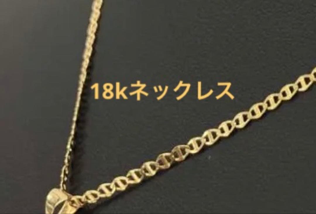 k18 ゴールドチェーン ネックレス アンカーチェーン　エルメス　ホーセンブース
