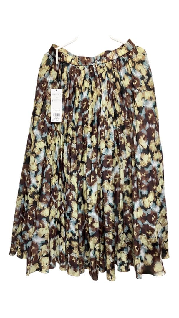 未使用品　タグ付き　EPOCA フィオーレプリント プリーツスカート