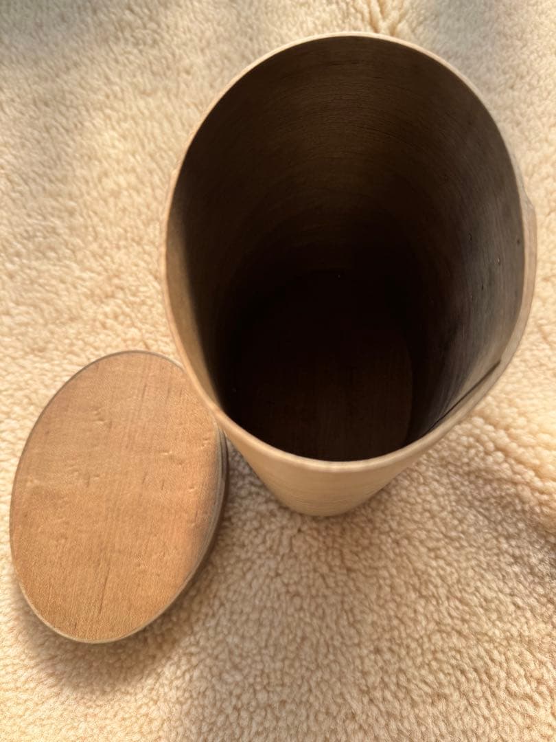 新品【井藤昌志 IFUJI】 オーバルボックス 草木染め