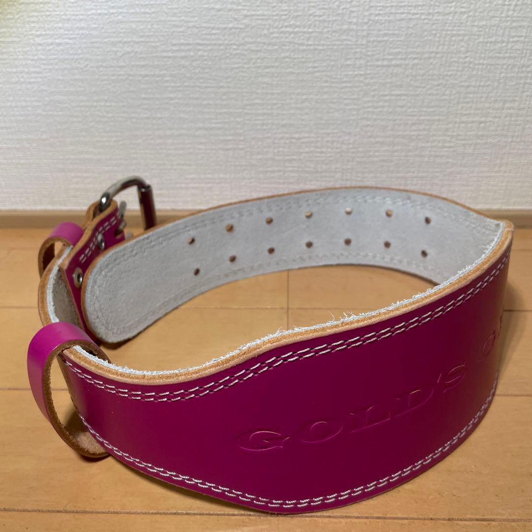 新品　値引不可　ゴールドジム　GOLD'S GYM トレーニングベルト　ステッカ