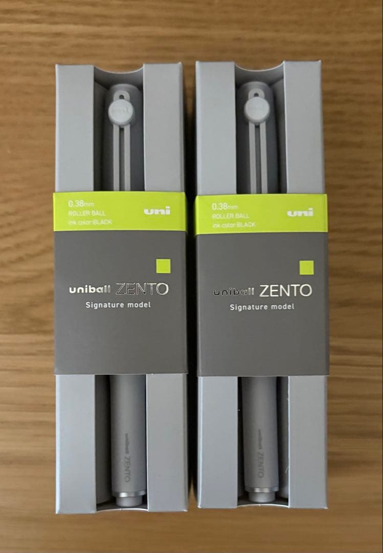 三菱鉛筆 ユニボール　ZENTO 0.38 2本