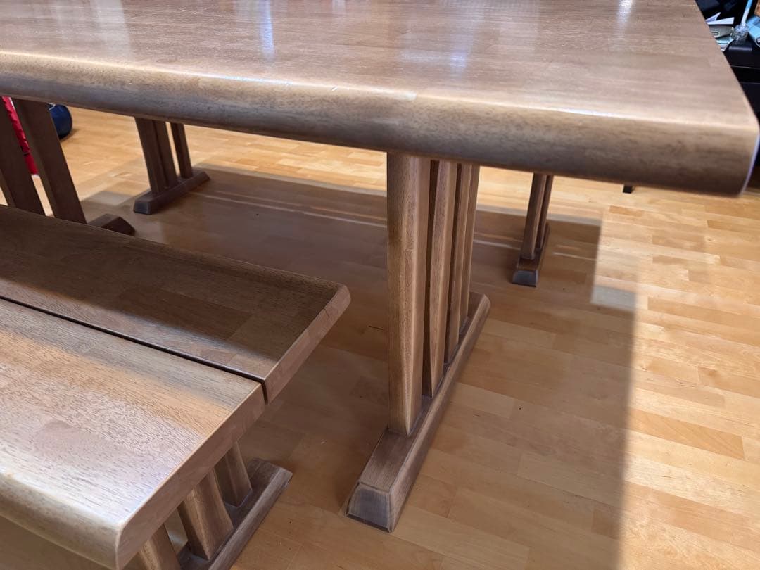 木製ベンチ ダイニングテーブル用 160cm-2