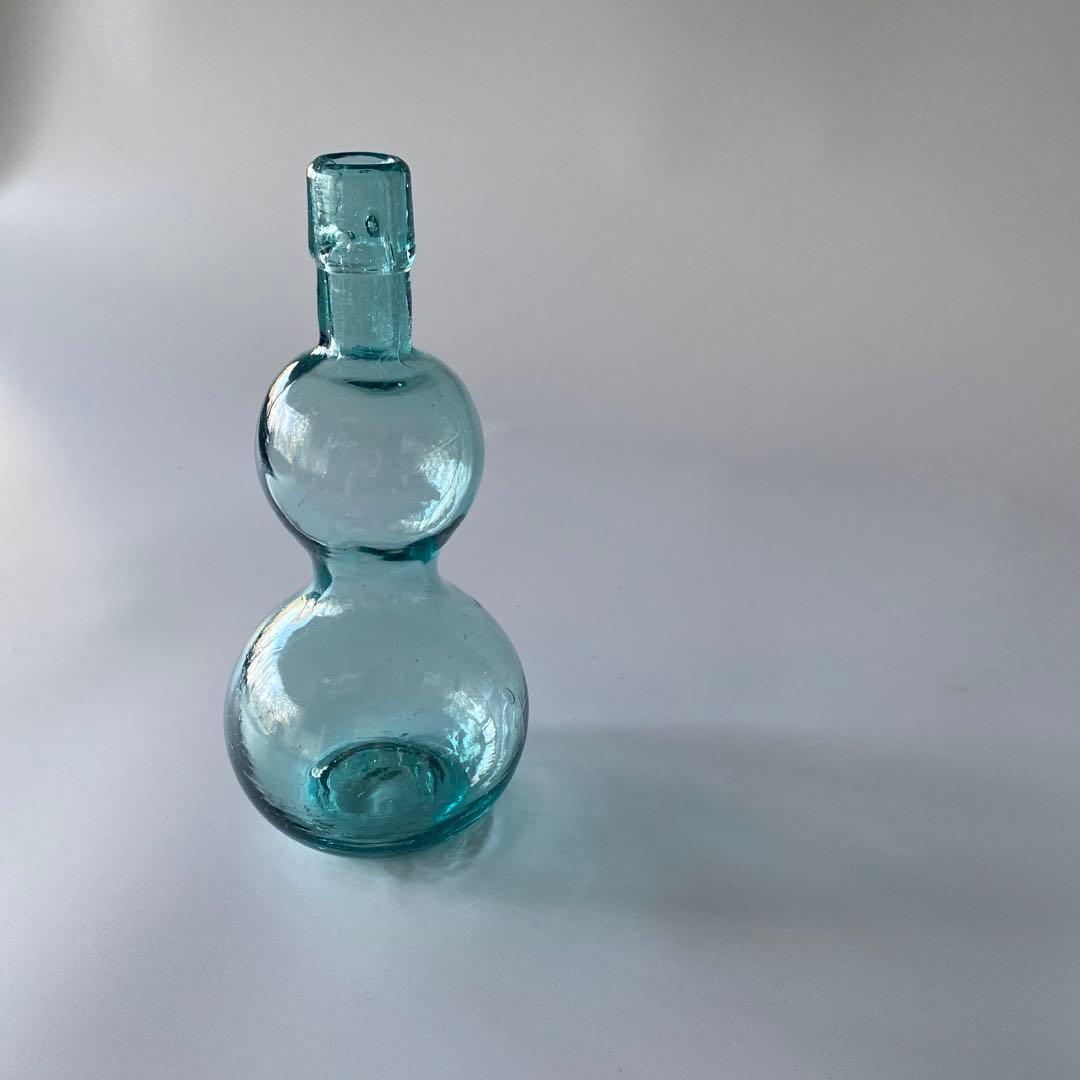 明治 大正 和ガラス 吹きガラス 花瓶 酒器 花器 徳利