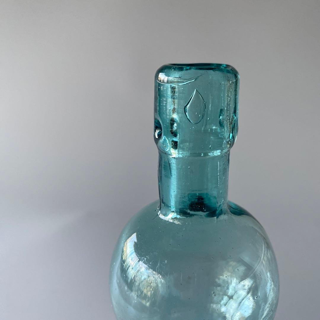 明治 大正 和ガラス 吹きガラス 花瓶 酒器 花器 徳利