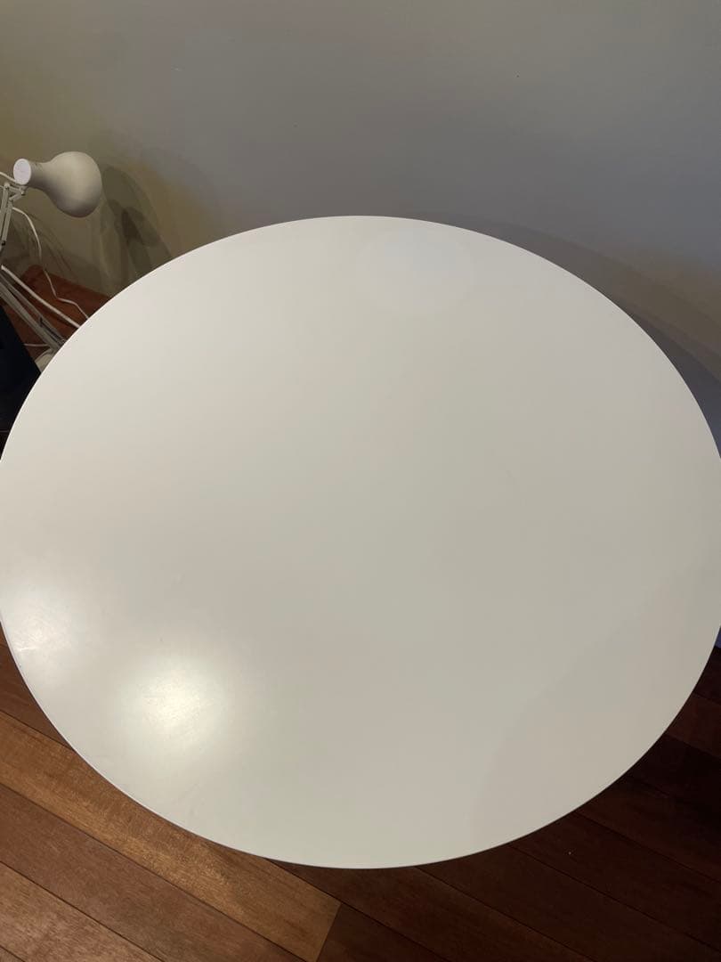 ダイニングテーブル カフェテーブル 丸テーブル 北欧風 ホワイト 幅80cm