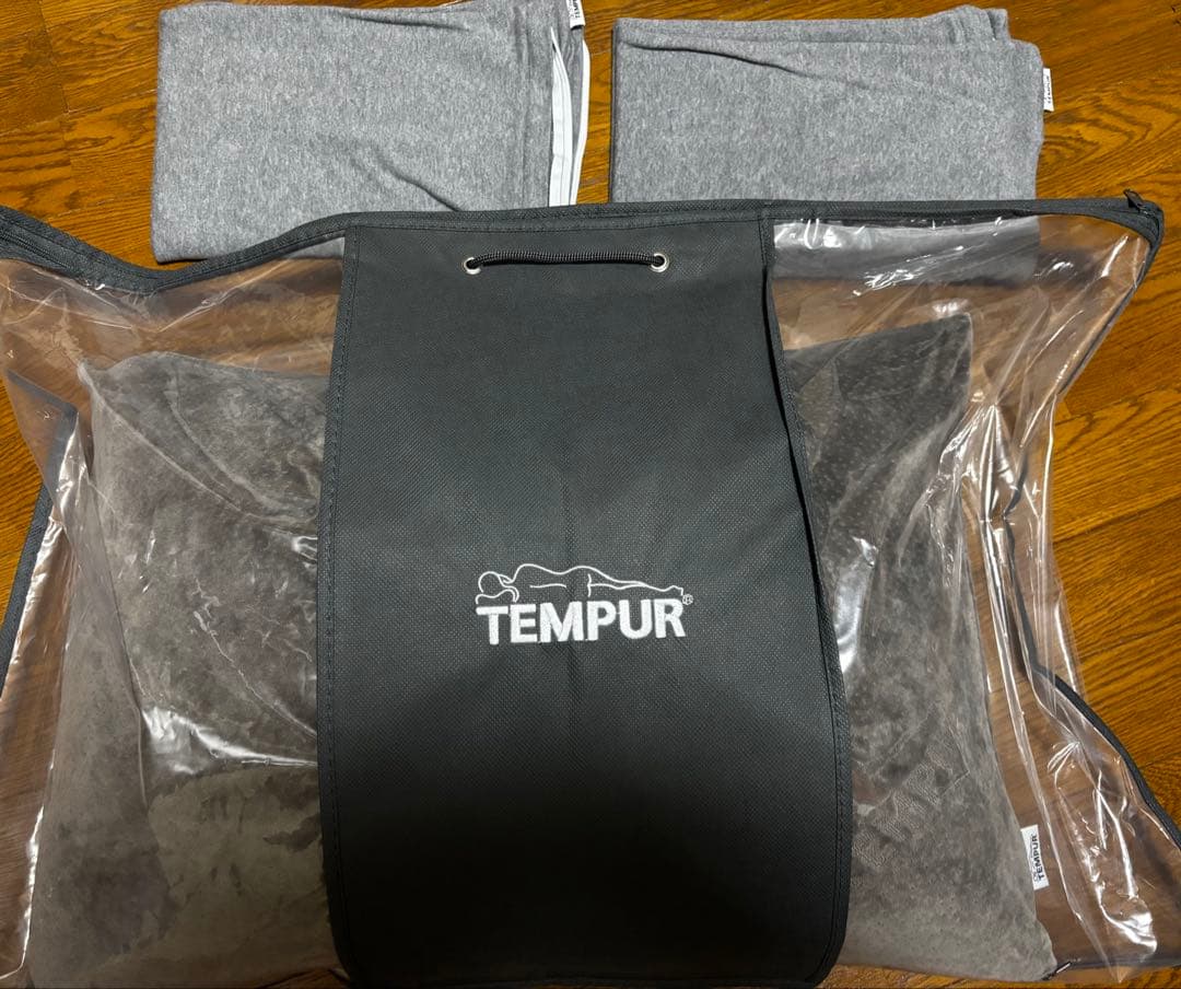 テンピュール　コンフォートピロー　枕カバー2セット　一回のみ使用