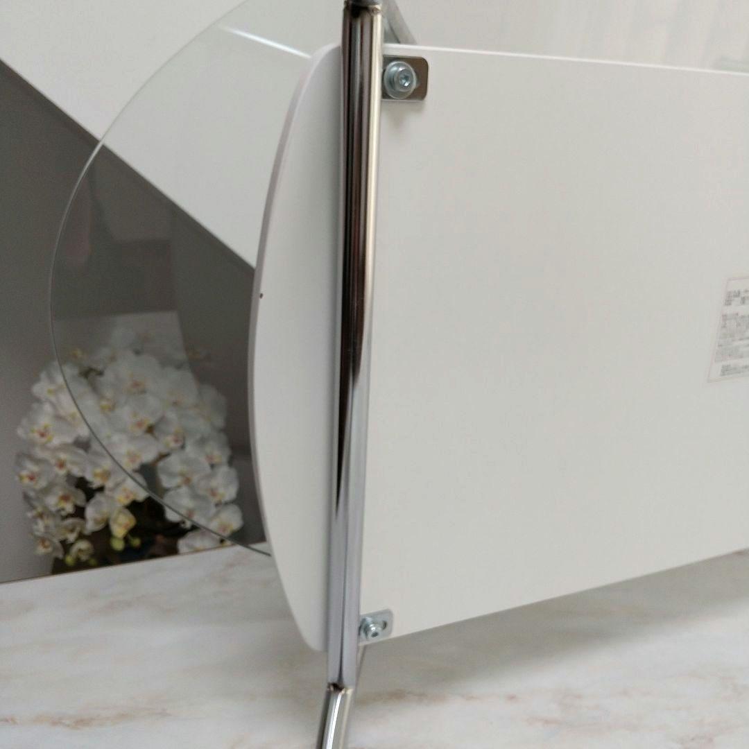 【 美品 】ニトリ 楕円形ガラスセンターテーブル