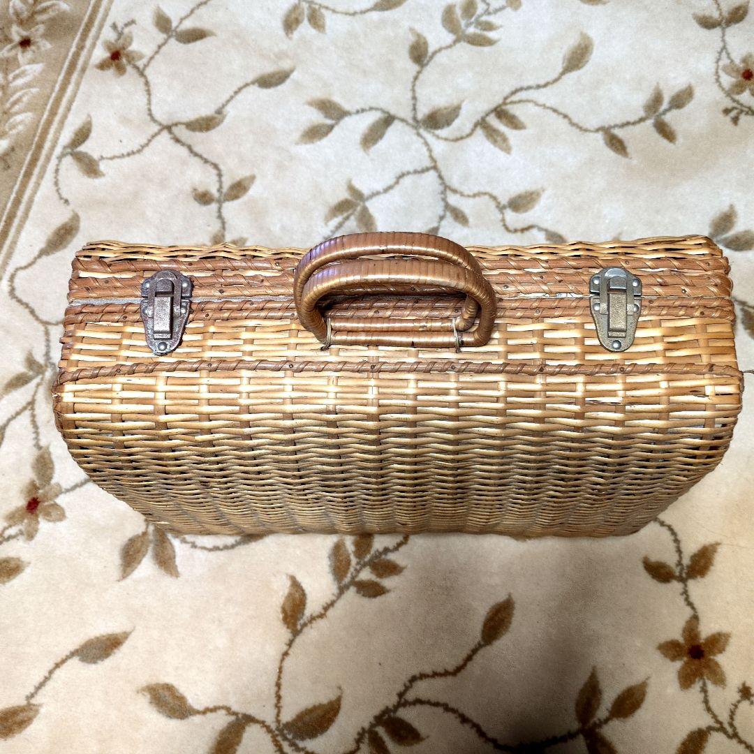 アンティーク　バスケット 　かご