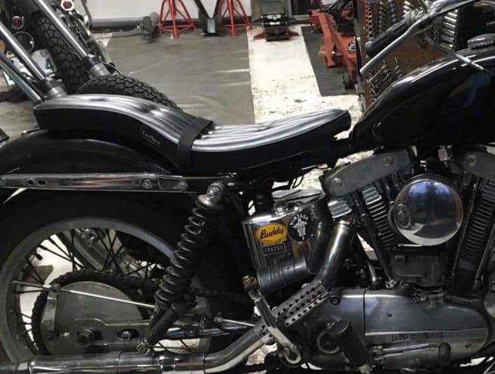 Lapera コブラシート　アイアンショベル　ショベルヘッド　ハーレー