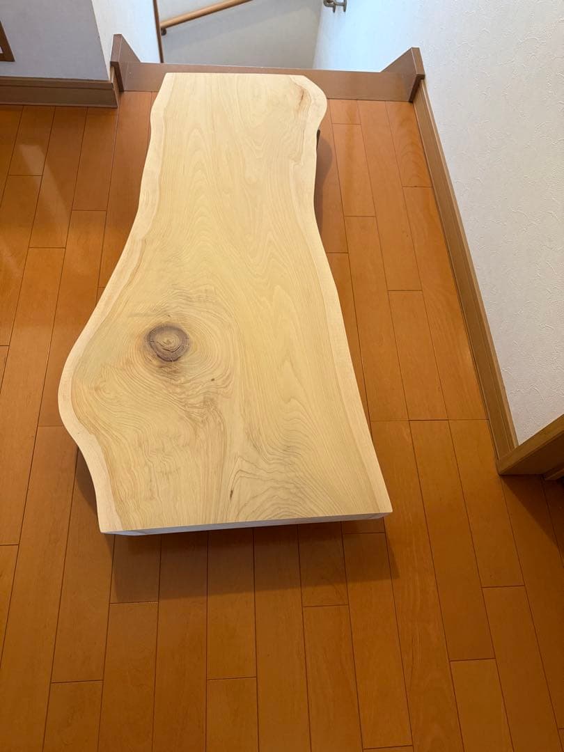 天然ひばの一枚板天板