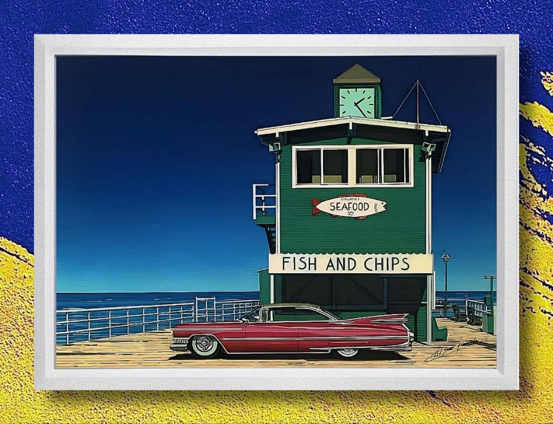 河田久雄・アート【A4サイズ写真ポスターフレーム付き14点セット】ポスター