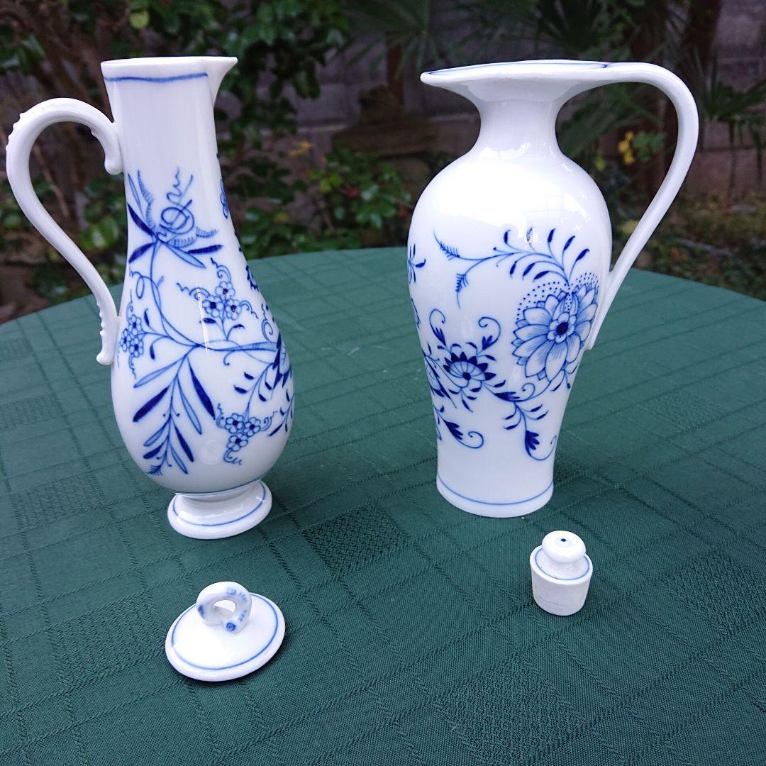 マイセンブルーオニオン　調味料入れ　CRUET JUG セット