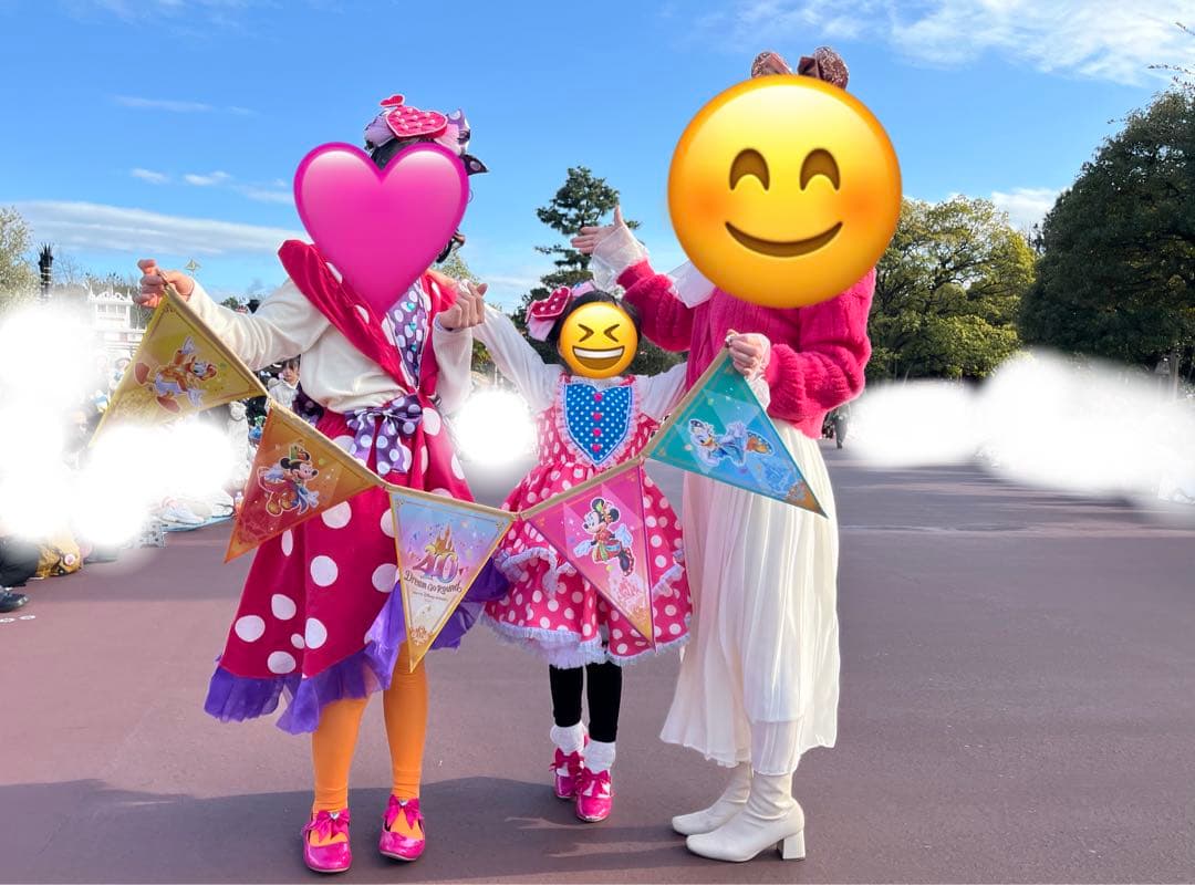 ディズニーパルパルーザ　ミニーファンダーランドコスチューム一色　サイズ120程度