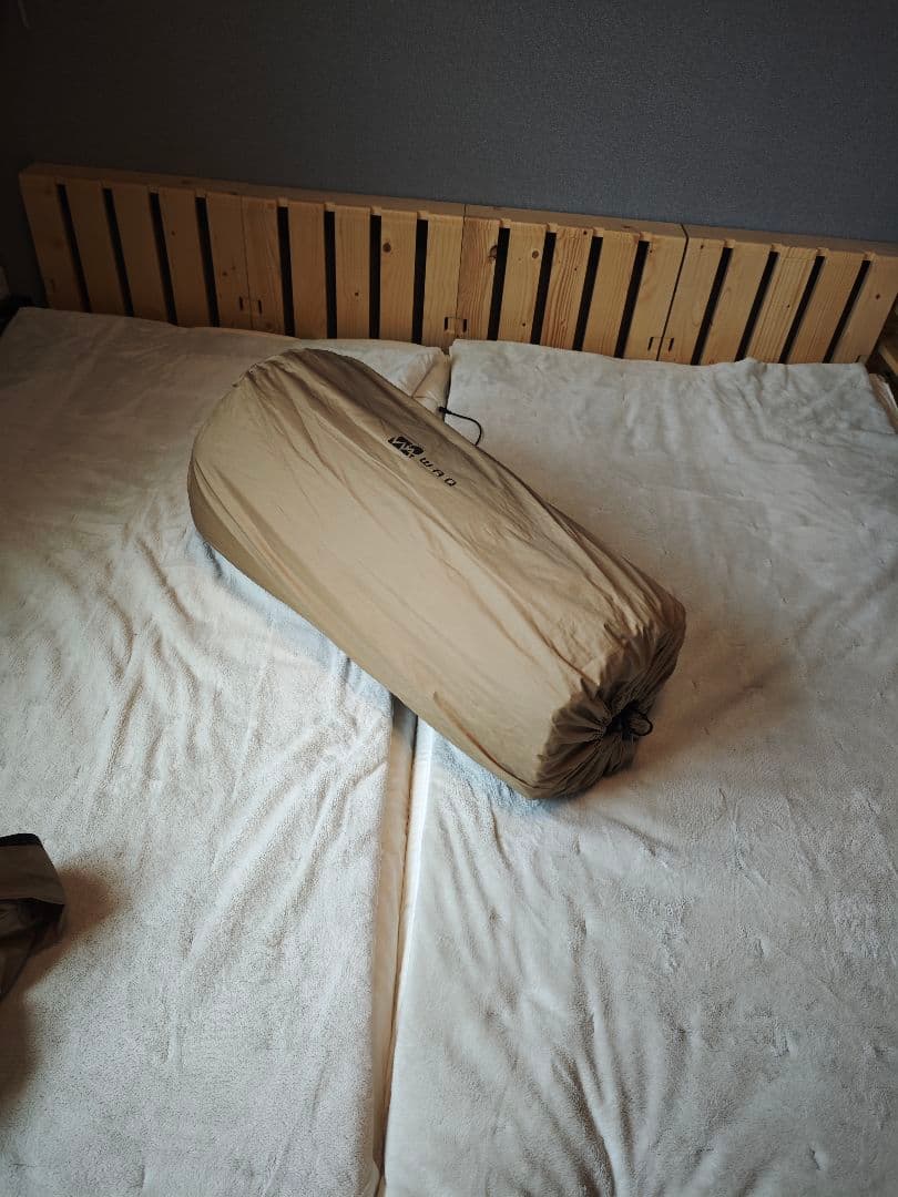 10cm ダブルサイズ WAQ RELAXING CAMP MAT　タン