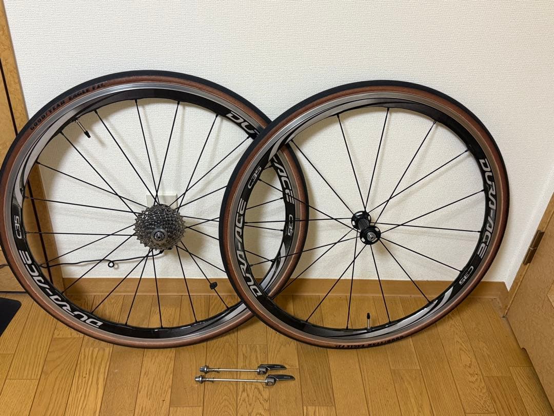 DURA-ACE C35 完組ホイール 700C 10速前後セットタイヤ付き