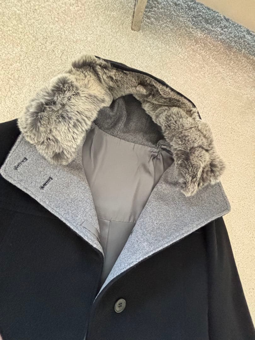 最終価格！K.T KIYOKO TAKASE 美品リアルファー　ロングコート