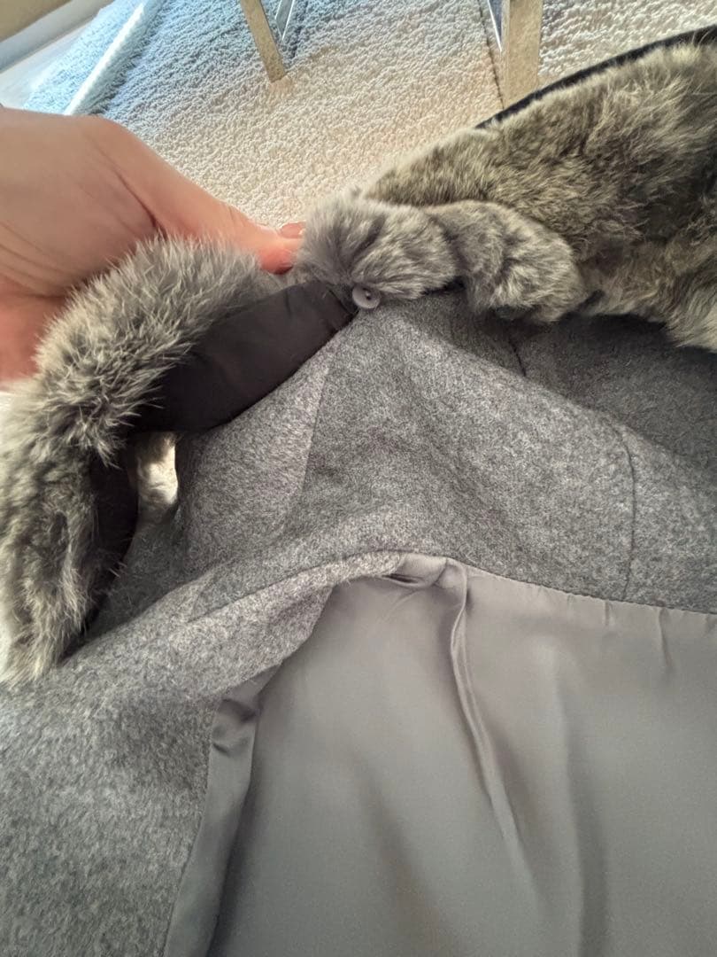 最終価格！K.T KIYOKO TAKASE 美品リアルファー　ロングコート