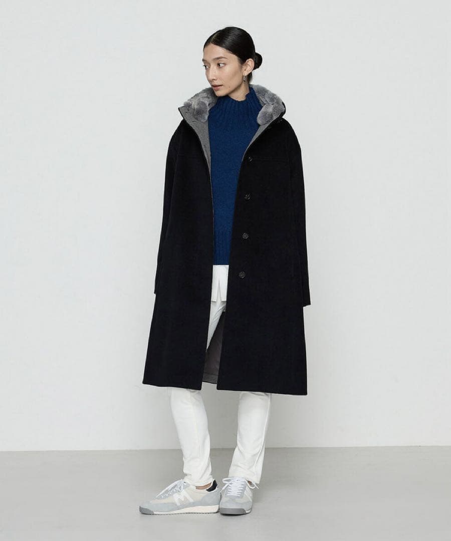 最終価格！K.T KIYOKO TAKASE 美品リアルファー　ロングコート