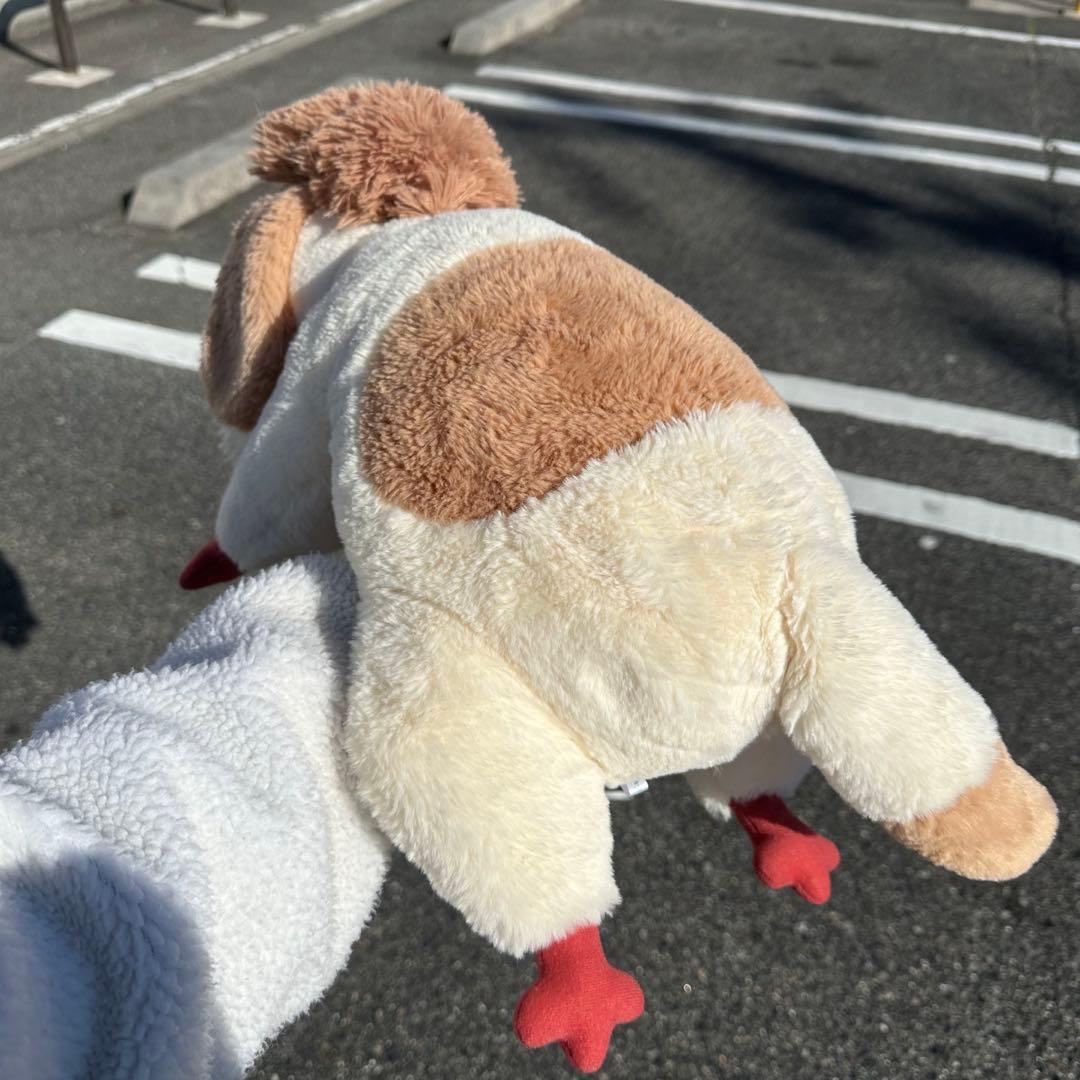 【中古】ジブリパーク　ヒン　特大ぬいぐるみ