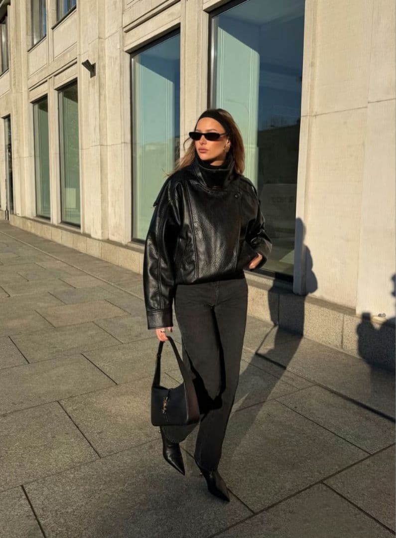 2月8日17時まで ZARA レザージャケット 4391/872/800 XS