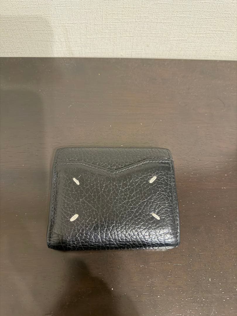 Maison Margiela メンズ ブラック 二つ折り財布