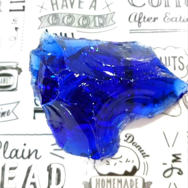 ☆気品ある輝き☆アンダラクリスタル ロイヤルブルー☆天然ガラス