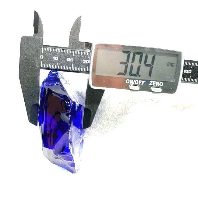 ☆気品ある輝き☆アンダラクリスタル ロイヤルブルー☆天然ガラス