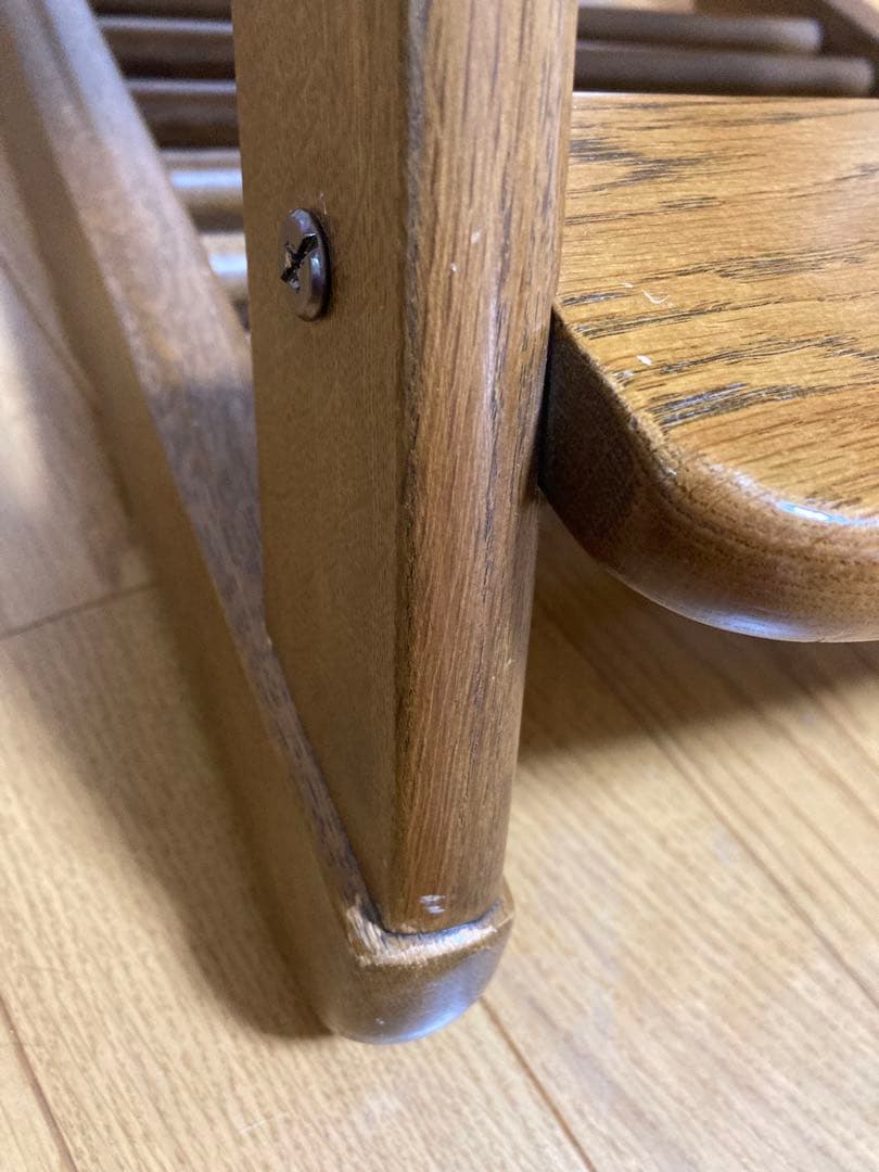 【練馬区　杉並区　引取り4000円引】浜本工芸　学習椅子　学習チェア　高さ調整可