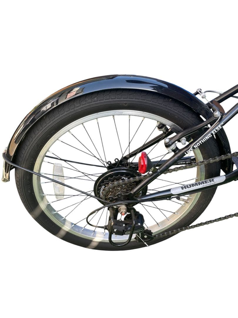 HUMMER ハマー 折りたたみ自転車 20インチ ブラック