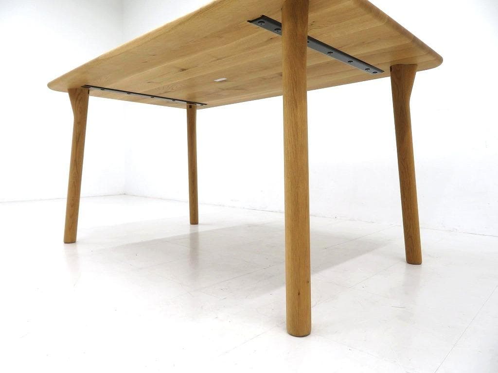 展示品　カンディハウス　オーク材　無垢材　ダイニングテーブル　ナラ材　北欧