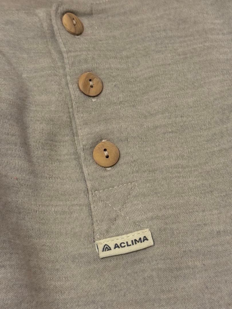 [and T] ACLIMA アクリマ グランダッドシャツ　M