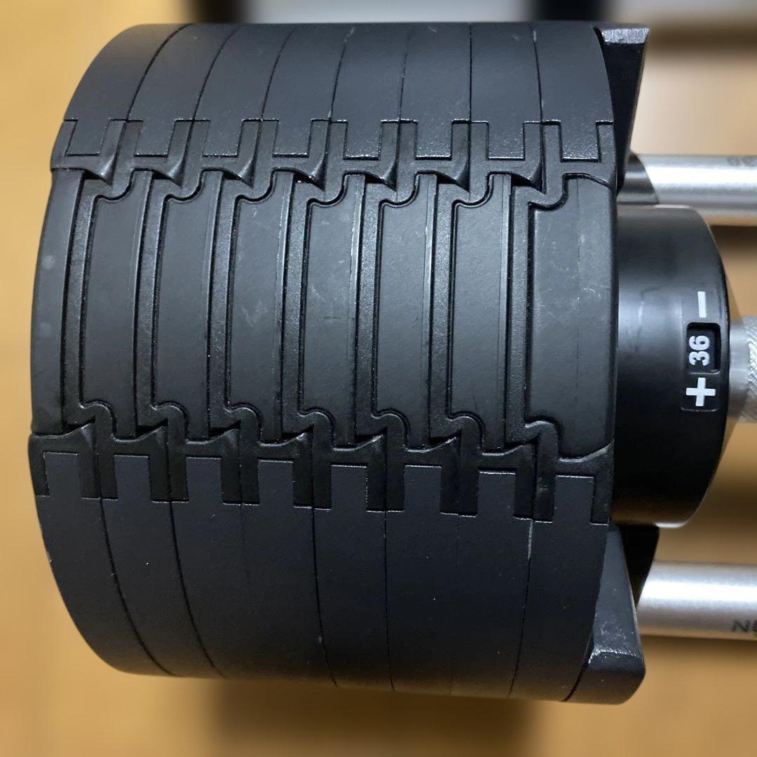 （セット販売）フレックスベル可変式ダンベル最大36kg ①/②