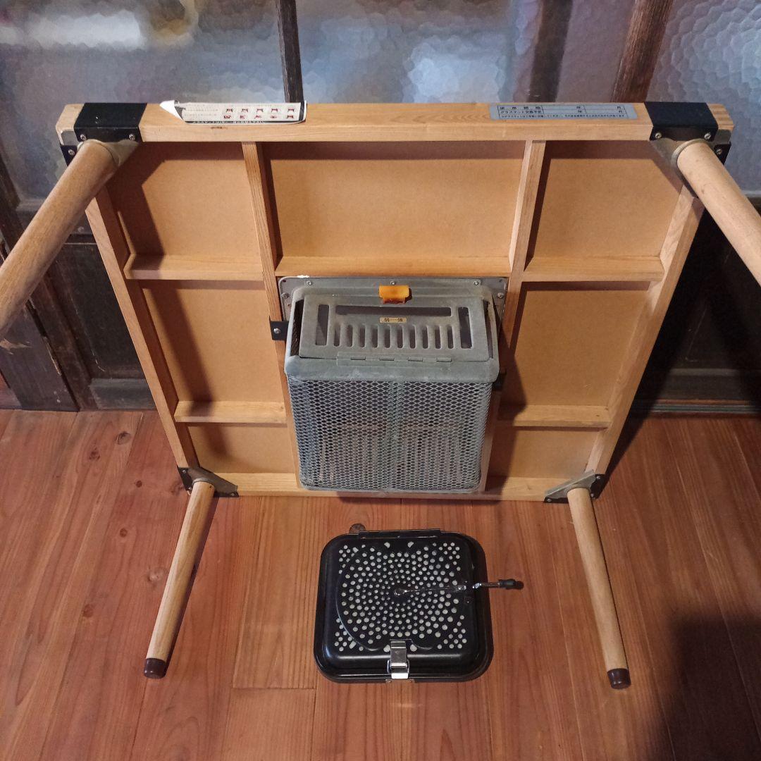 十全商会　豆炭こたつ　豆炭ホームこたつ　燃焼器　グローブ　昭和レトロ　古道具