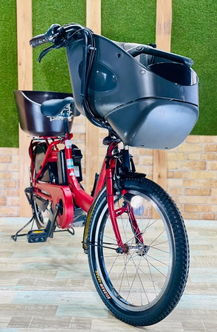 2018 レッド 超人気 BIKKE ブリヂストン電動アシスト自転車 H1302