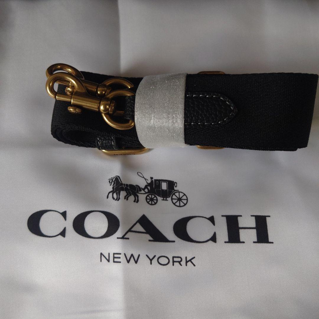 ✨COACH ✨新品ブラックトートショルダーストラップ付きバッグCAM66‼️