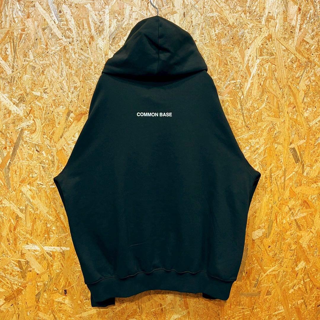 送料無料 ナンバーナイン プリントロゴ 限定コラボ ゆるだぼ スウェットパーカー