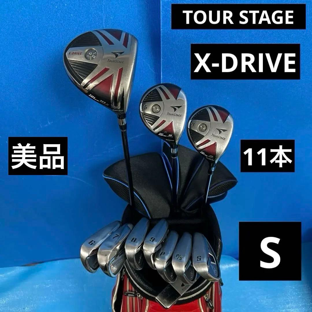 TOUR STAGE GOLFフルセットキャディーバッグ付き