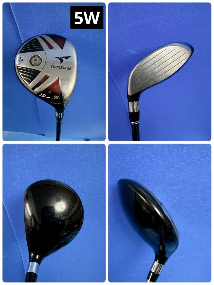 TOUR STAGE GOLFフルセットキャディーバッグ付き