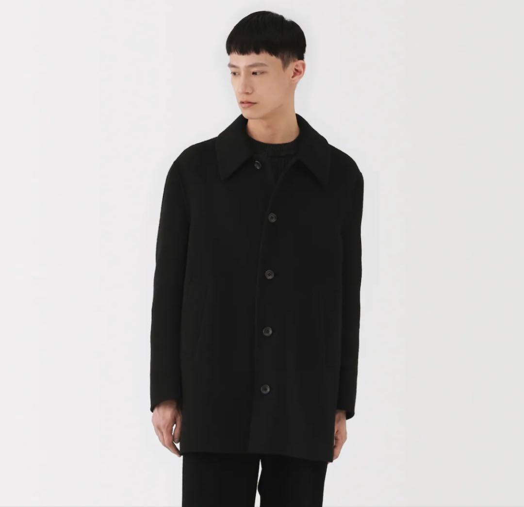 muji labo カシミア混ショートステンカラーコート