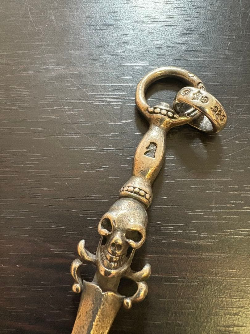 50ｇ超え！重量級シルバーホース バターナイフ Silver925ガボールタイプ